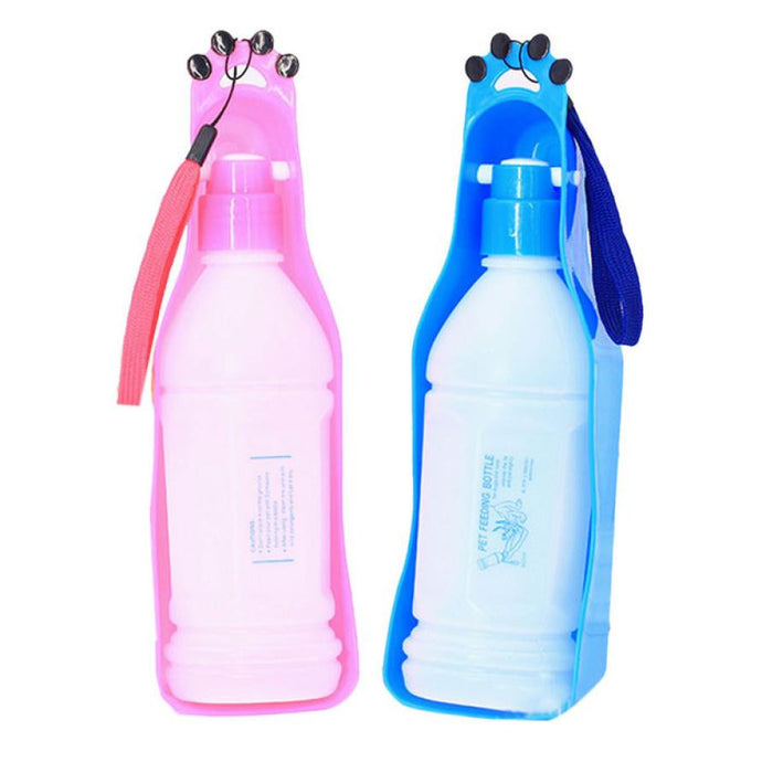 New Folding Pet Water Bottle Dispenser Dog Cat Water Bottle Drinking Feeding For Pet Travel
